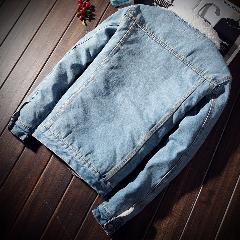 custom denim jacket men