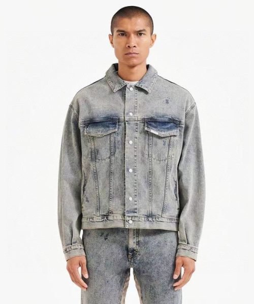 custom denim coat